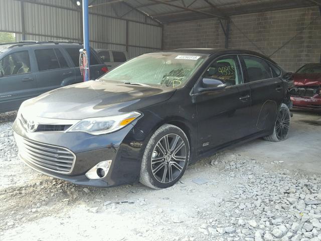4T1BK1EB7FU144564 - 2015 TOYOTA AVALON XLE BLACK photo 2