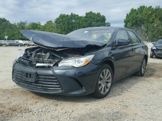 4T1BD1FK7FU166332 - 2015 TOYOTA CAMRY BLUE photo 2