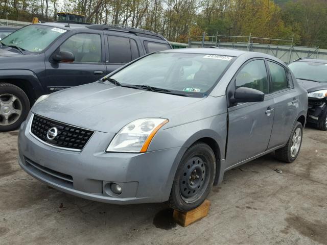 3N1AB61E18L641154 - 2008 NISSAN SENTRA 2.0 SILVER photo 2