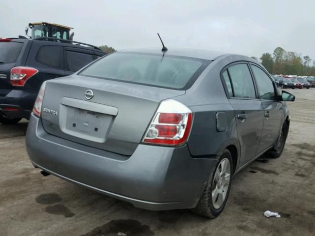 3N1AB61E18L641154 - 2008 NISSAN SENTRA 2.0 SILVER photo 4