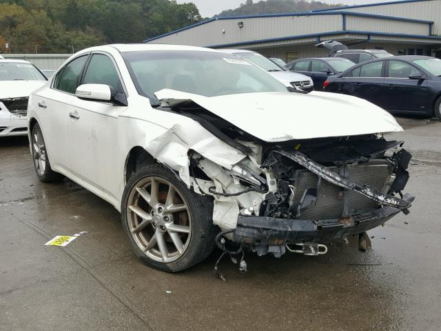 1N4AA5AP1AC825397 - 2010 NISSAN MAXIMA S WHITE photo 1