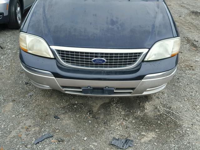 2FMZA53442BA07613 - 2002 FORD WINDSTAR S BLACK photo 7