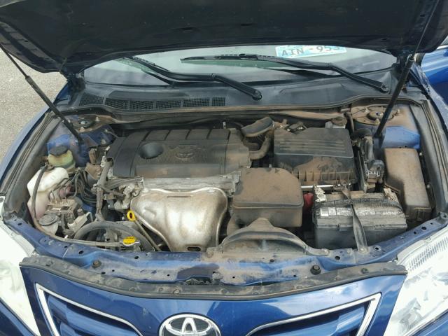 4T1BF3EK4BU638729 - 2011 TOYOTA CAMRY BASE BLUE photo 7