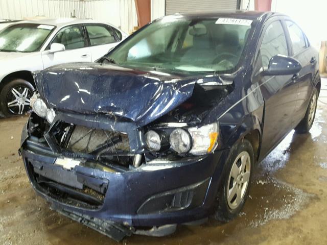 1G1JA5SHXF4182933 - 2015 CHEVROLET SONIC LS 蓝色 照片 2