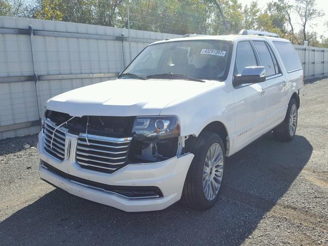 5LMJJ3LT3GEL08858 - 2016 LINCOLN NAVIGATOR WHITE photo 2