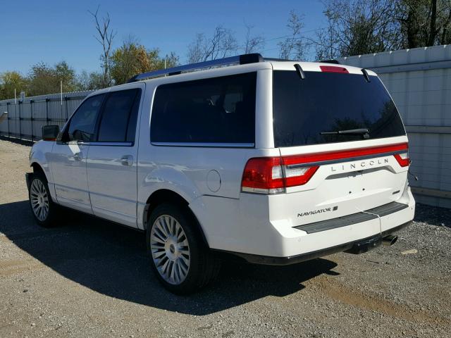 5LMJJ3LT3GEL08858 - 2016 LINCOLN NAVIGATOR WHITE photo 3