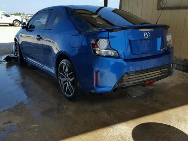 JTKJF5C79F3090158 - 2015 TOYOTA SCION TC 蓝色 照片 3