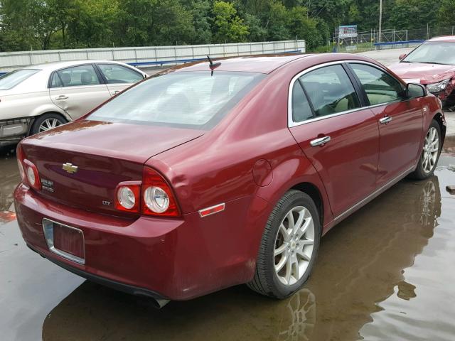 1G1ZK57788F208369 - 2008 CHEVROLET MALIBU LTZ 栗色 照片 4