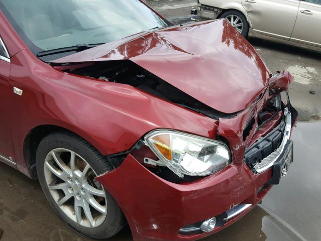 1G1ZK57788F208369 - 2008 CHEVROLET MALIBU LTZ 栗色 照片 9