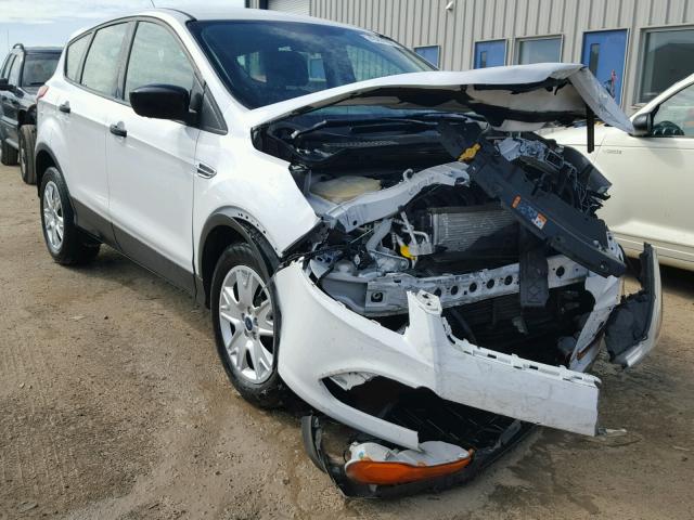 1FMCU0F76DUD84172 - 2013 FORD ESCAPE S WHITE photo 1