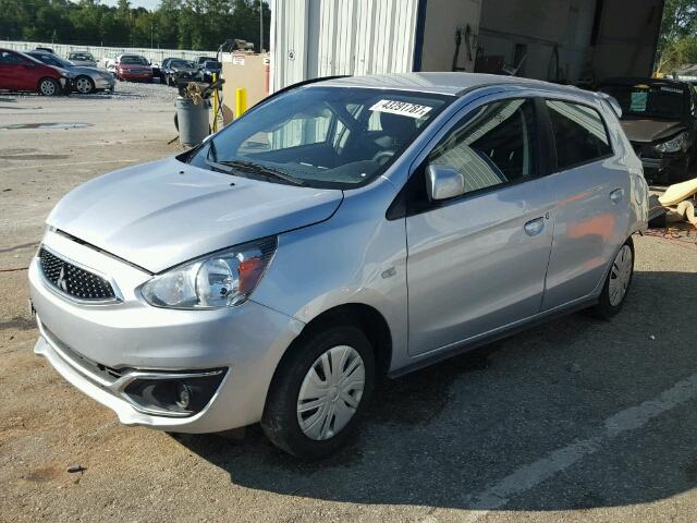 ML32A3HJ5HH007708 - 2017 MITSUBISHI MIRAGE ES SILVER photo 2