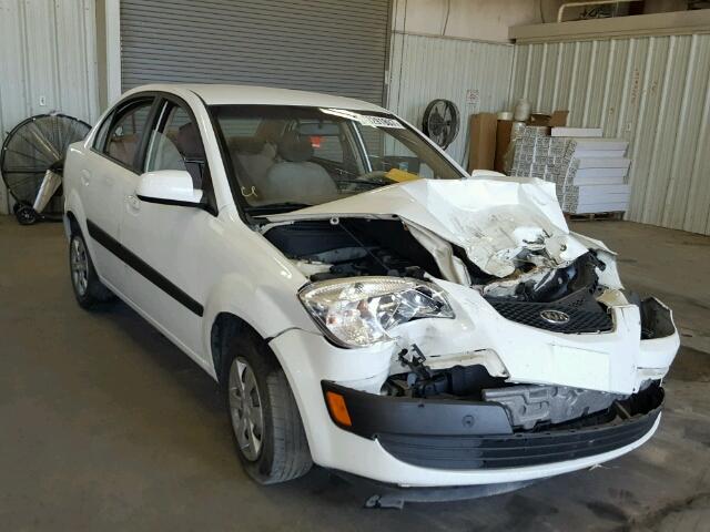 KNADE223096551929 - 2009 KIA RIO BASE WHITE photo 1