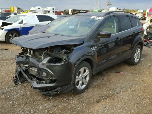 1FMCU0G95EUB05859 - 2014 FORD ESCAPE BLACK photo 2