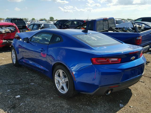 1G1FB1RS3H0201426 - 2017 CHEVROLET CAMARO LT BLUE photo 3