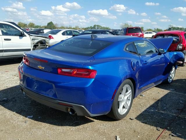 1G1FB1RS3H0201426 - 2017 CHEVROLET CAMARO LT BLUE photo 4