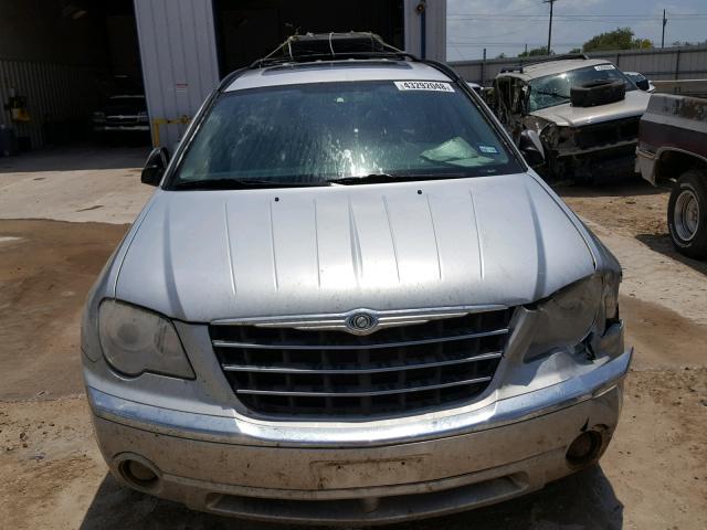 2A8GM78X47R202247 - 2007 CHRYSLER PACIFICA L SILVER photo 9