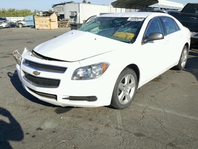 1G1ZB5E13BF371629 - 2011 CHEVROLET MALIBU LS WHITE photo 2