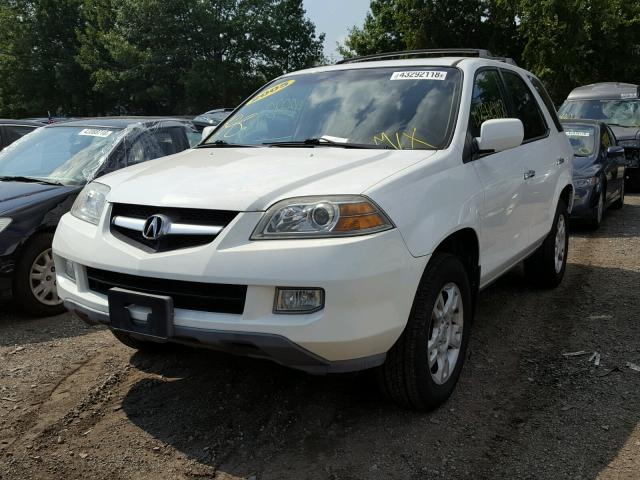 2HNYD188X5H539746 - 2005 ACURA MDX TOURIN WHITE photo 2