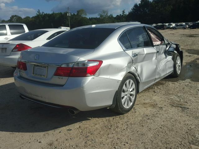 1HGCR3F89FA027865 - 2015 HONDA ACCORD EXL SILVER photo 4