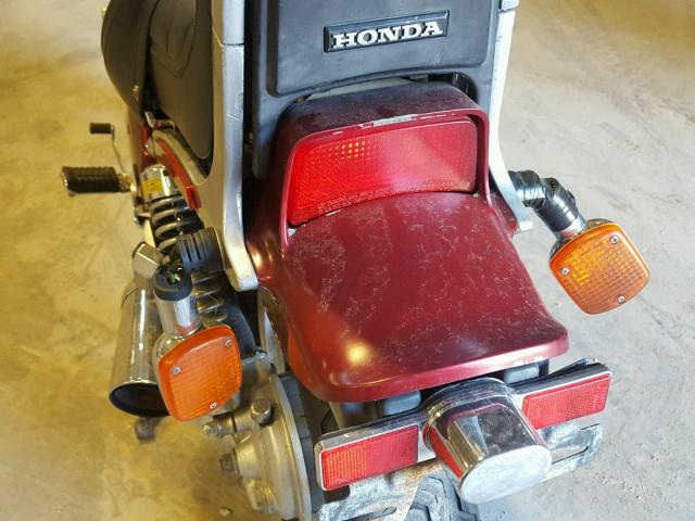 PC0801GM302675 - 1986 HONDA SHADOW MAROON photo 9