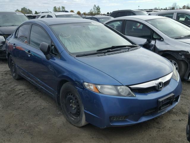 2HGFA16419H014782 - 2009 HONDA CIVIC DX-G BLUE photo 1