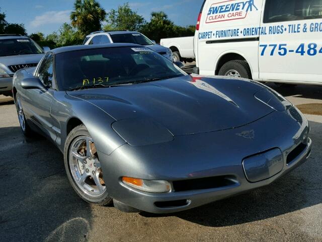 1G1YY22G235134428 - 2003 CHEVROLET CORVETTE CHARCOAL photo 1