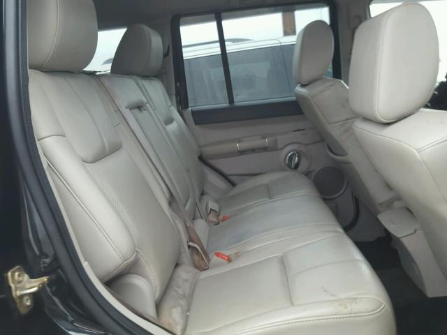 1J8HG582X6C293505 - 2006 JEEP COMMANDER შავი ფოტო 6