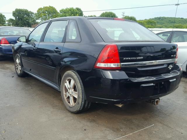 1G1ZT64884F144473 - 2004 CHEVROLET MALIBU MAX შავი ფოტო 3