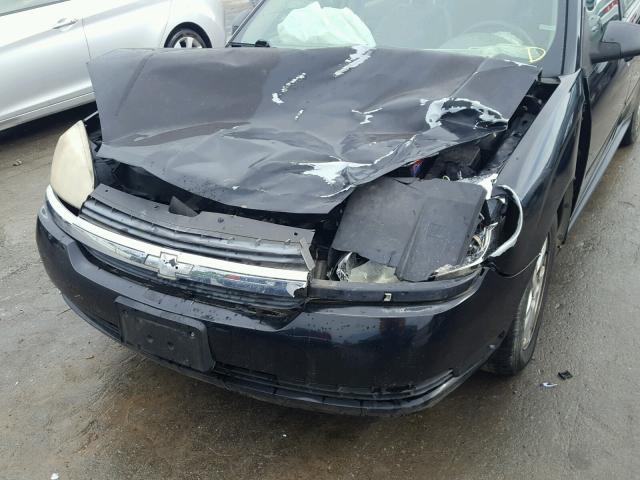 1G1ZT64884F144473 - 2004 CHEVROLET MALIBU MAX შავი ფოტო 9
