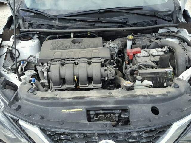 3N1AB7AP2GY270434 - 2016 NISSAN SENTRA S WHITE photo 7