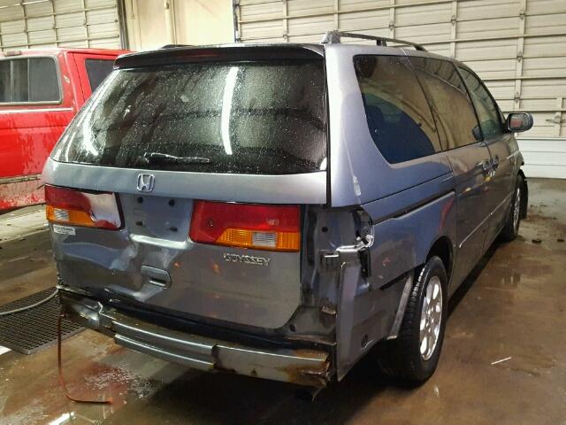 2HKRL18682H552395 - 2002 HONDA ODYSSEY GRAY photo 4