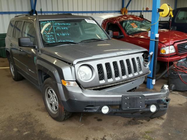 1C4NJRBB1ED551382 - 2014 JEEP PATRIOT SP GRAY photo 1