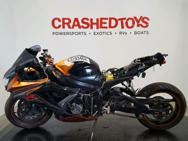 JS1GR7LA692101248 - 2009 SUZUKI GSX-R750 ORANGE photo 3