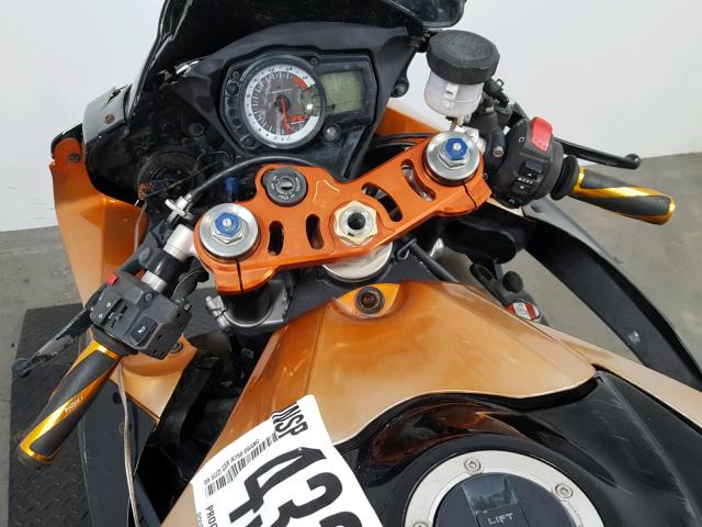 JS1GR7LA692101248 - 2009 SUZUKI GSX-R750 ORANGE photo 8