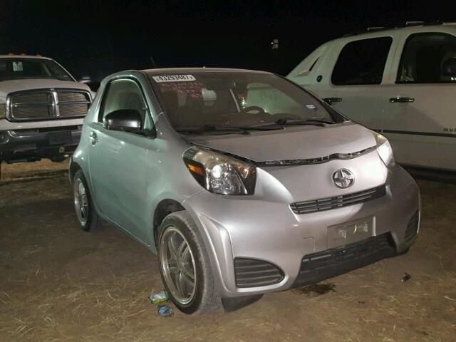 JTNJJXB05CJ018009 - 2012 TOYOTA SCION IQ SILVER photo 1