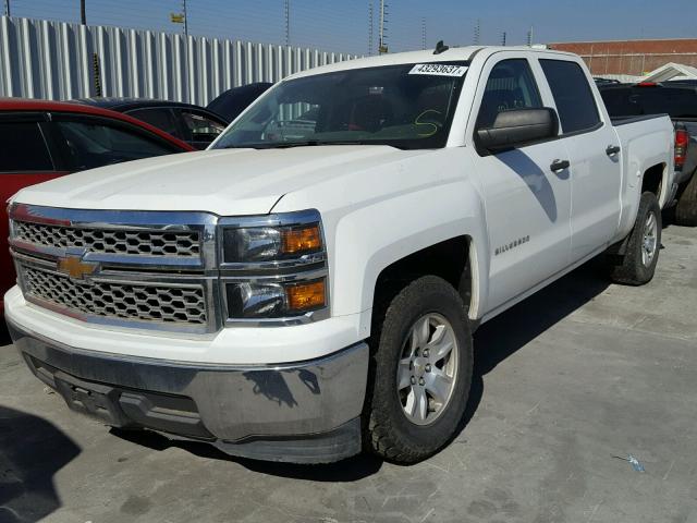 3GCPCREC8EG255575 - 2014 CHEVROLET SILVERADO WHITE photo 2