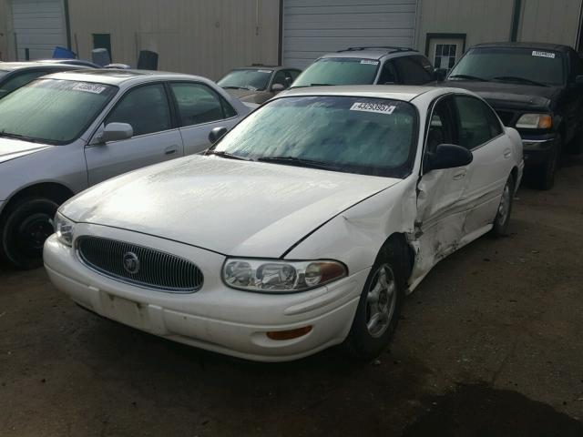 1G4HP54K114250036 - 2001 BUICK LESABRE WHITE photo 2