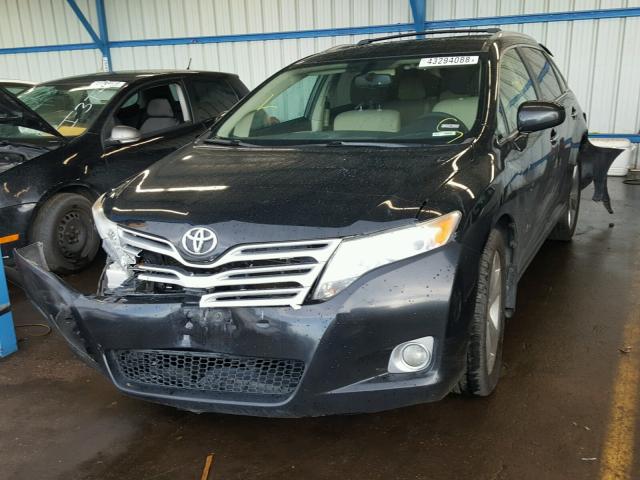 4T3BK3BB9AU038181 - 2010 TOYOTA VENZA BASE BLACK photo 2