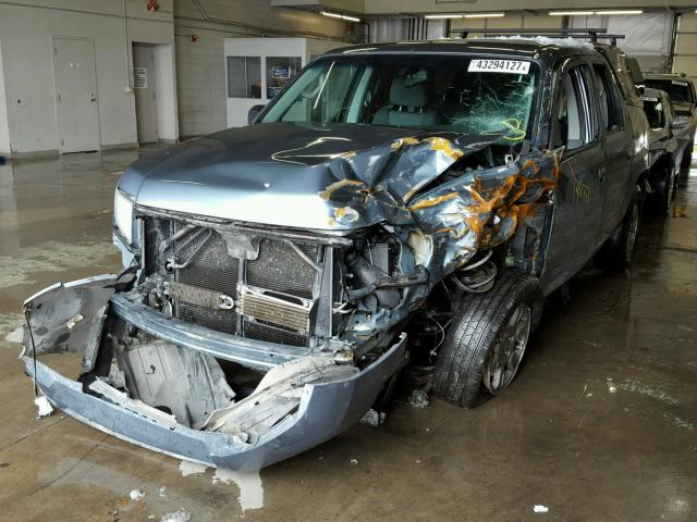 2HJYK16347H500278 - 2007 HONDA RIDGELINE BLUE photo 2