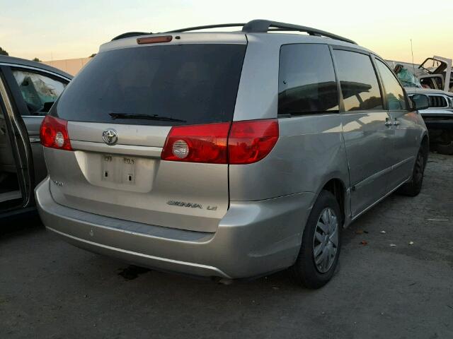 5TDZA23C46S442596 - 2006 TOYOTA SIENNA CE BEIGE photo 4