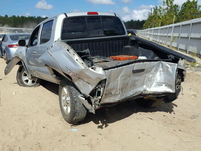 3TMJU62N97M038841 - 2007 TOYOTA TACOMA SILVER photo 3