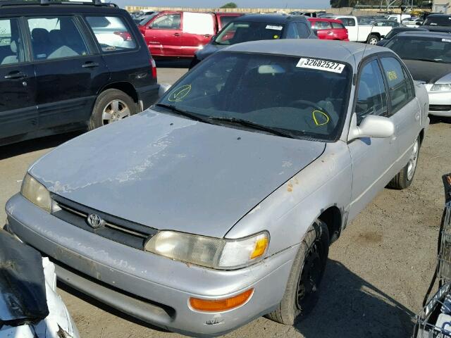 1NXAE00E6PZ039627 - 1993 TOYOTA COROLLA LE GRAY photo 2