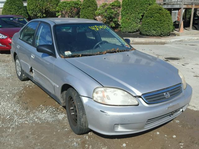 2HGEJ6611YH556736 - 2000 HONDA CIVIC BASE SILVER photo 1