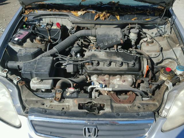 2HGEJ6611YH556736 - 2000 HONDA CIVIC BASE SILVER photo 7