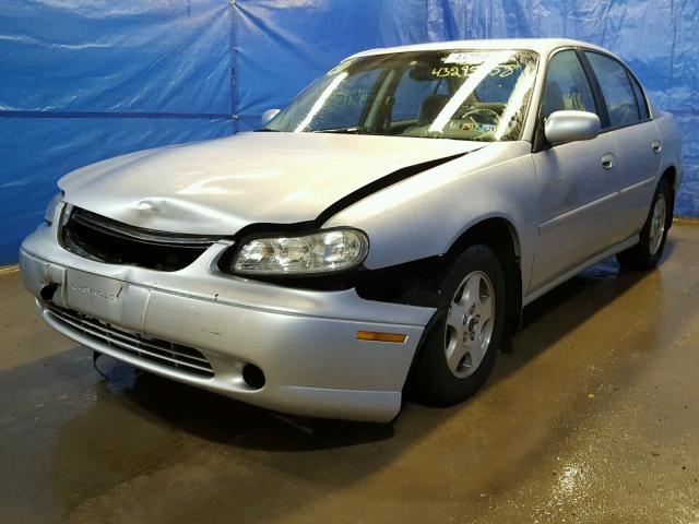 1G1NE52JX2M527431 - 2002 CHEVROLET MALIBU LS ვერცხლისფერი ფოტო 2