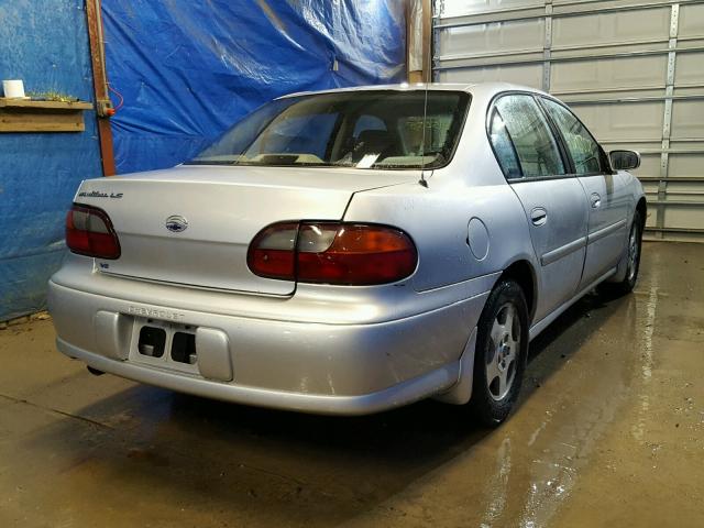 1G1NE52JX2M527431 - 2002 CHEVROLET MALIBU LS ვერცხლისფერი ფოტო 4