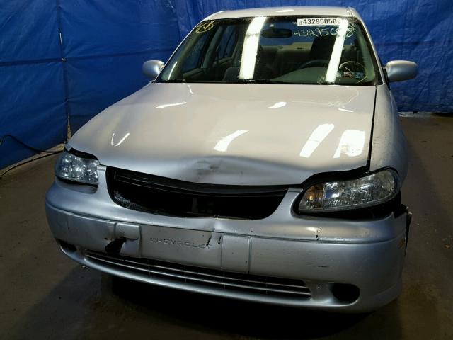 1G1NE52JX2M527431 - 2002 CHEVROLET MALIBU LS ვერცხლისფერი ფოტო 9