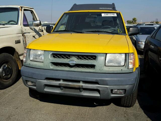 5N1ED28T8YC553876 - 2000 NISSAN XTERRA YELLOW photo 9