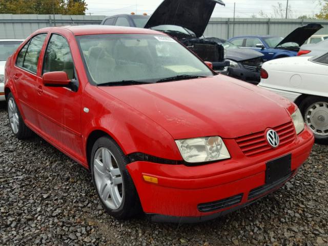 3VWSE69M52M129464 - 2002 VOLKSWAGEN JETTA GLS RED photo 1