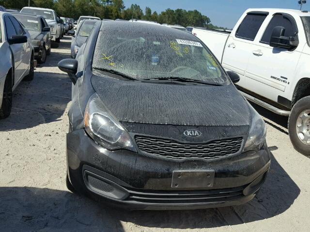 KNADM4A33F6425379 - 2015 KIA RIO LX BLACK photo 9